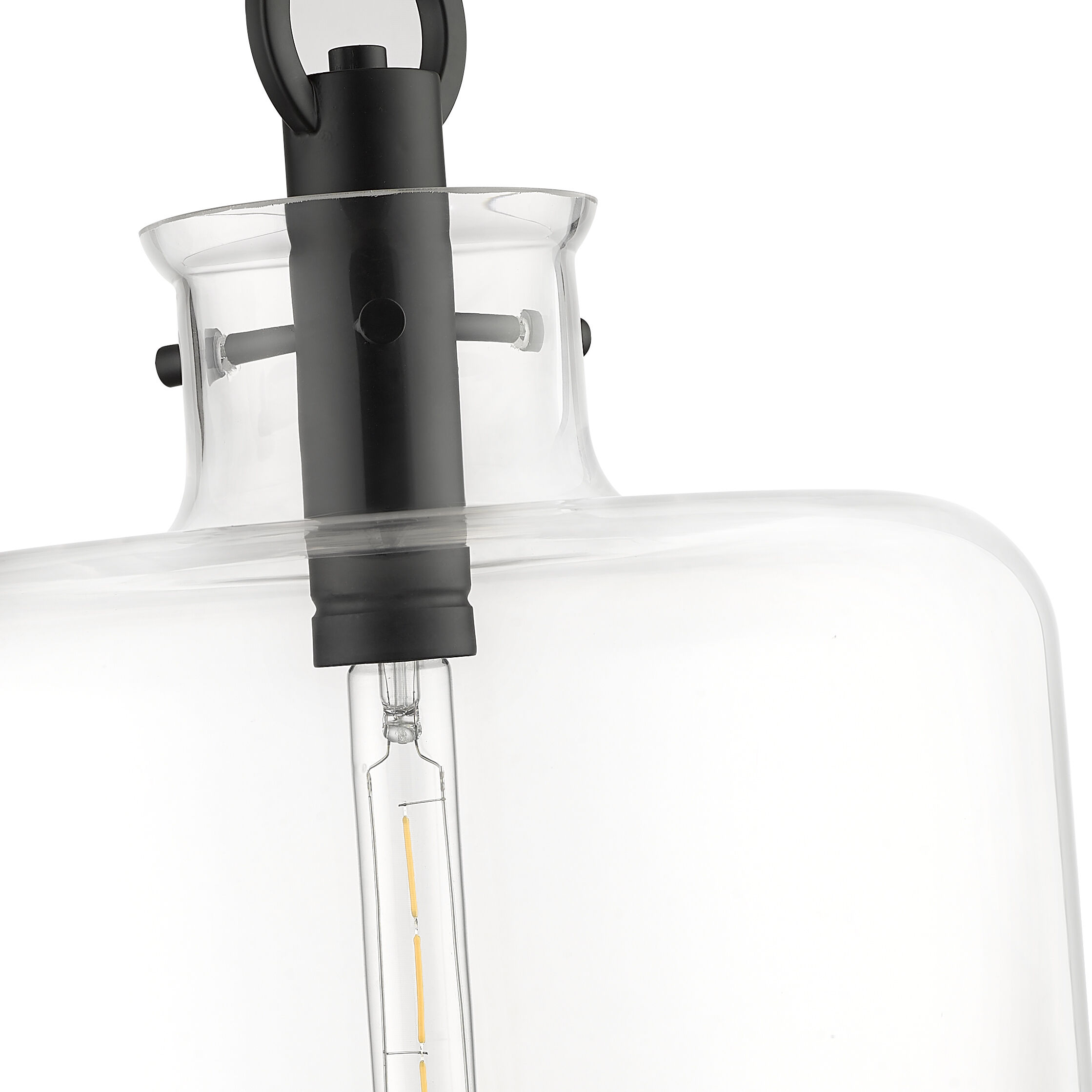 Hayloft 1 Light 14.2 inch Matte Black Pendant Ceiling Light